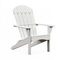 Sedia Adirondack da giardino Inqavron in legno bianco, schienale inclinato, dimensioni 79x86x98 cm, ideale per esterni.